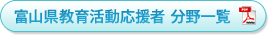 富山県教育活動応援者　分野一覧